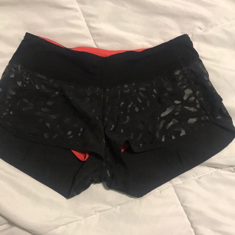 Leopard Lululemon shorts